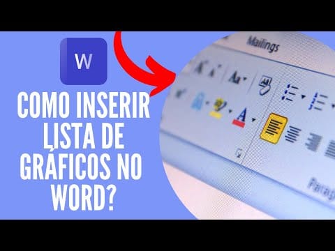 Como Inserir Lista de Gráficos no Word