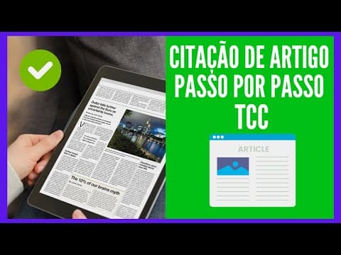Como Colocar Citação de Artigo no TCC Passo a Passo