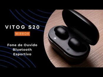 Vitog S20 Mirror – Fone de Ouvido Bluetooth Esportivo Com Melhor Custo/Benefício!