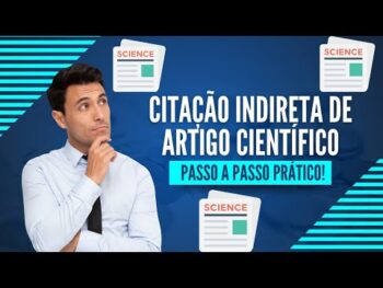 Como Fazer Citação Indireta de Artigo Científico?