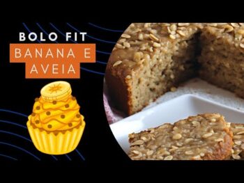 Bolo Fit de Banana Com Aveia no Microondas (Receita Fácil e Deliciosa!)