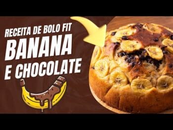 Bolo Fit de Banana Com Chocolate na Airfryer – Você Vai Adorar a Sobremesa!