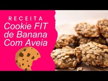 Receita Fit de Banana Com Aveia | Cookie FIT de Banana Com Aveia (Receita)