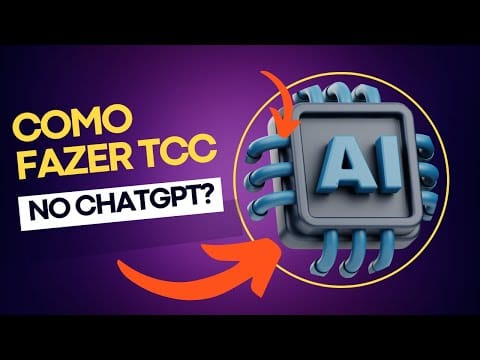 Como Fazer Um TCC No ChatGPT – Passo a Passo!