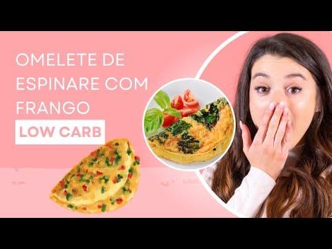 Como Fazer Omelete de Espinafre Com Queijo – Receita Low Carb!