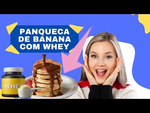 Panqueca de Banana Com Whey de Chocolate (Receita Incrível)