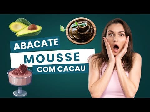 Receita de Mousse de Abacate Com Cacau em Pó – Sobremesa Fitness!