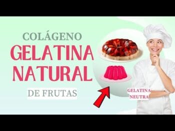 Gelatina Natural de Frutas FITNESS  Receita Recheada de Colágeno. Delícia!
