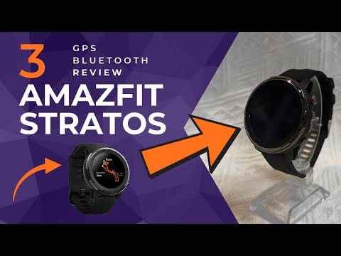 Amazfit Stratos 3 Smartwatch Com GPS, Bluetooth, A Prova de Água! (Top Custo/Benefício)